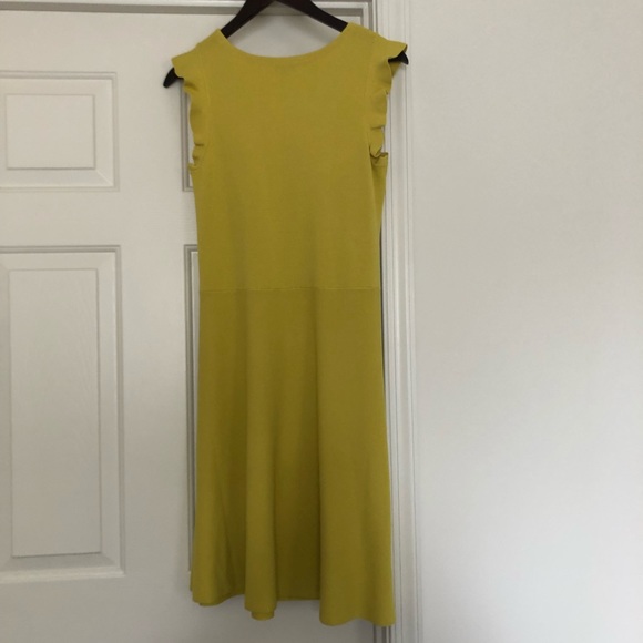 SOLD!! ANN TAYLOR Ruffle Sleeve Flare Sweater Dress || 8 - Picture 7 of 7